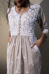 Sakshi & Jinal in Chikankari Hand embroidery tunic-Brown
